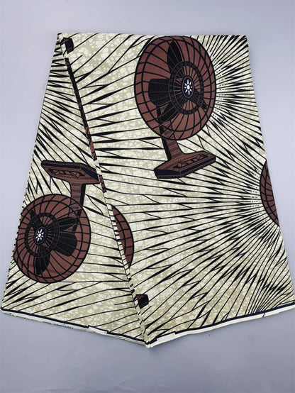 2025 African Wax Fabric - High Quality Cotton Nigerian Ankara Batik Print Material for Sewing & Dresses