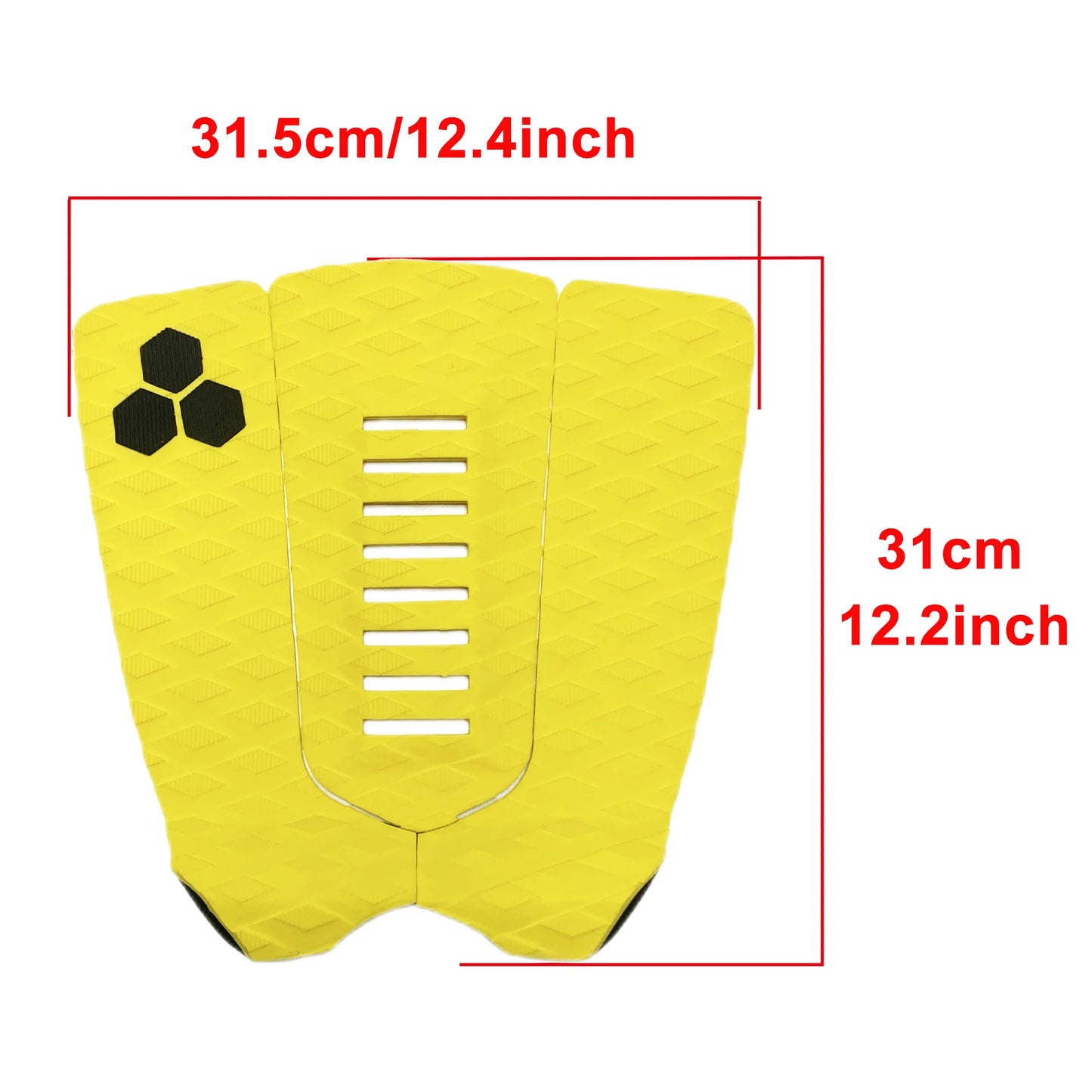 Non-Slip EVA Surfboard Deck Pads – Traction Pads for Wakeboard, Longboard, SUP, Skimboard & Kiteboard