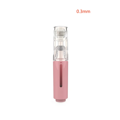 Derma Roller Titanium Needle — Lip & Beard Growth Roller with Serum Applicator