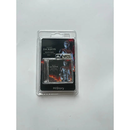Michael Jackson Mini CD Album Keychain - NFC Acrylic Charm with High-Definition Design & Gift Packaging