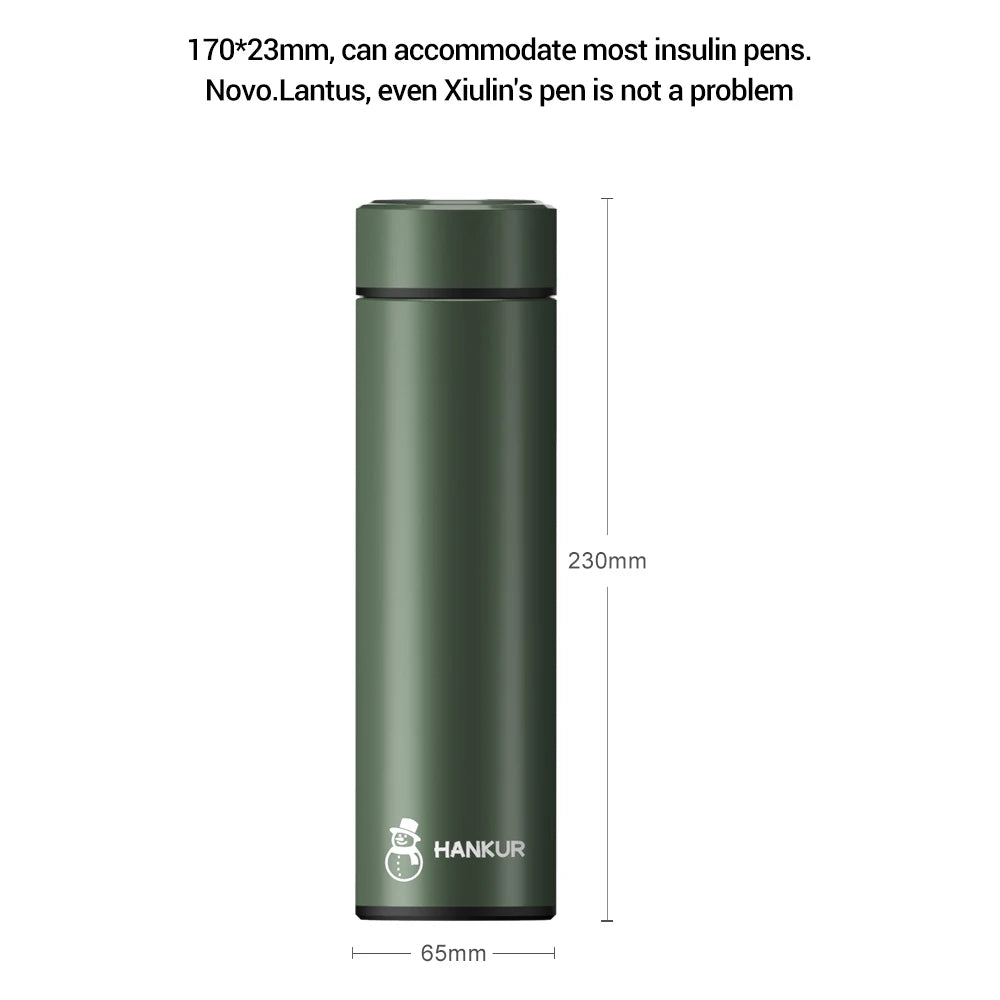 Portable Insulin Cooler Bottle – 36hrs Cooling Insulin Refrigerated Cup, Small Medicine Refrigerator for Drug Storage
