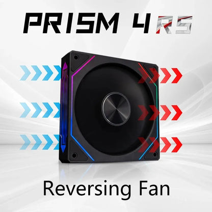 PRISM 4 RS ARGB Computer Case Fan - 120mm Quiet Cooling Fan, 12V, 800–1600RPM, High Airflow