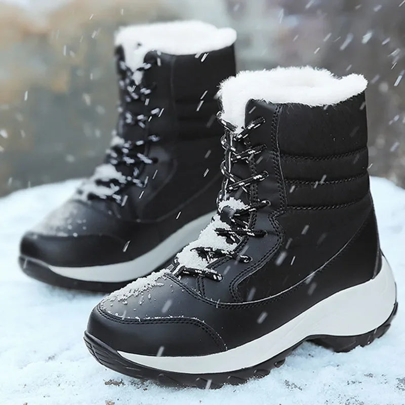 Women’s Snow Boots – Waterproof Fur-Lined Winter Ankle & Platform Boots, Non-Slip Wedges and Thigh-High Options
