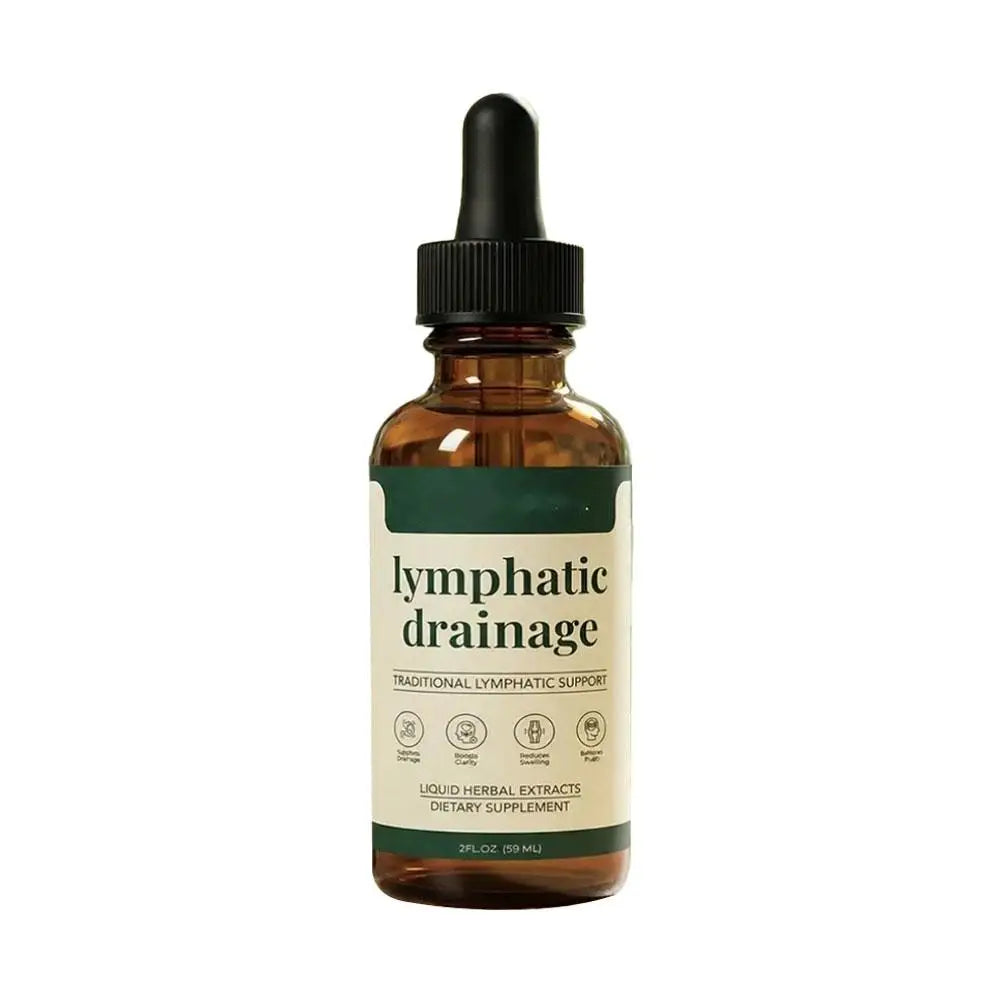 Lymphatic Support Drops - Natural Herbal Liquid Supplement, 59ml, 1/2/3 Pack