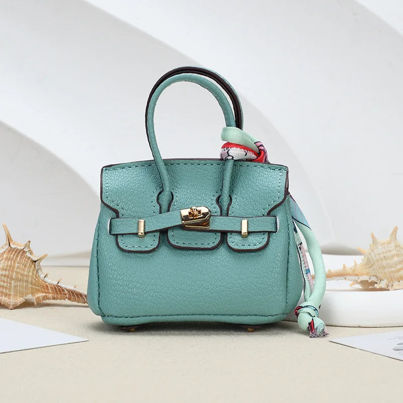Mini Bag Keychain Pendant — Small Earphone Case & Accessory for H Family, Decorative Gift