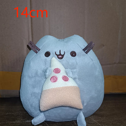 Kawaii Angel Cat Plush Toy - Cute Donut, Unicorn, Potato Chip, Ice Cream, and Pizza Stuffed Animal Doll for Children’s Gifts