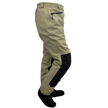 3 Layer Breathable Waterproof Fly Fishing Waist Waders – Stockingfoot High Pant Waders for Duck Hunting & Wading