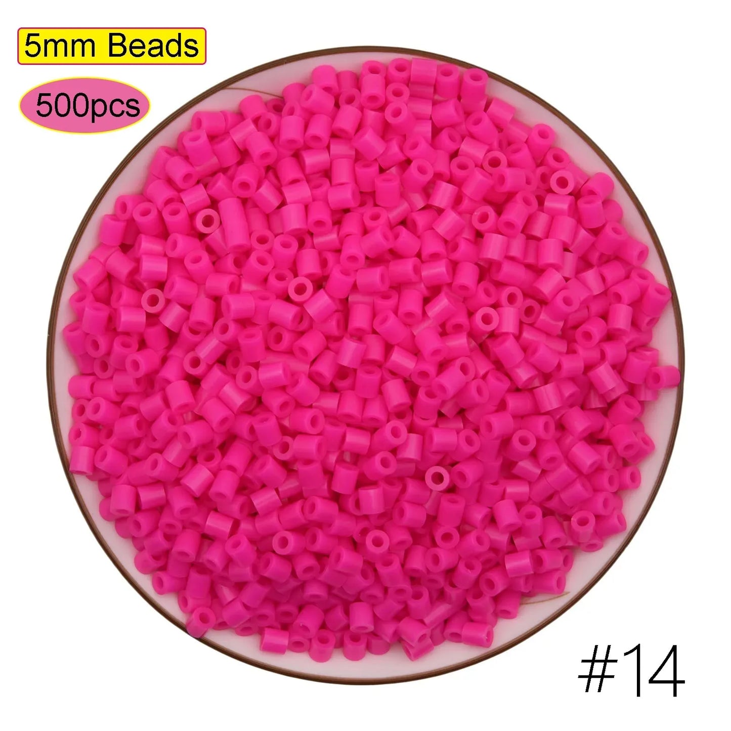 5mm Fuse Beads for Kids – Animal & Creative DIY Perler Hama Beads, Educational Pixel Puzzle, Iron Pegboard Mosaic Pattern Toy