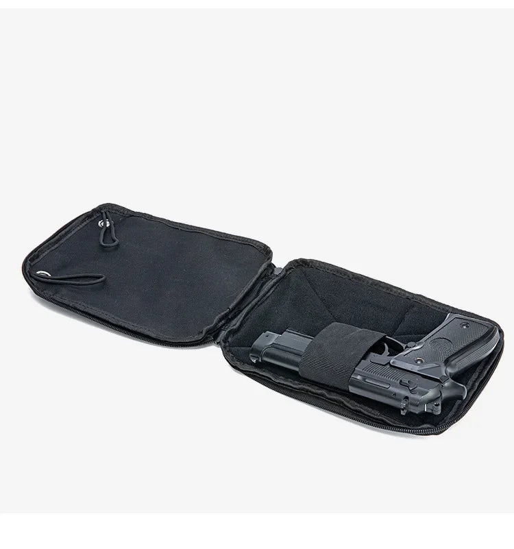 Molle Tactical Concealed Gun Holster Pouch - EDC Magazine & Pistol Carry Waist Fanny Pack for Handguns