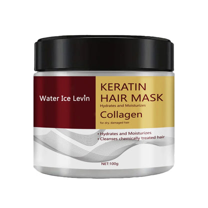 Collagen & Keratin Hair Mask – Deep Moisturizing Conditioner for Frizz Control, Damaged Hair Repair, Soft & Smooth Revitalizing Hair Care Treatment