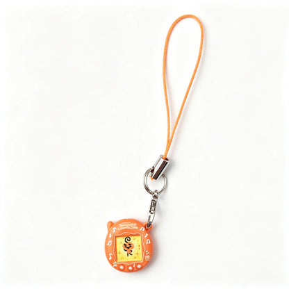 Tamagotchi Cartoon Metal Pendant Keychain - Cute Mini Anime Charm for Bags, Backpacks and DIY Jewelry Gifts