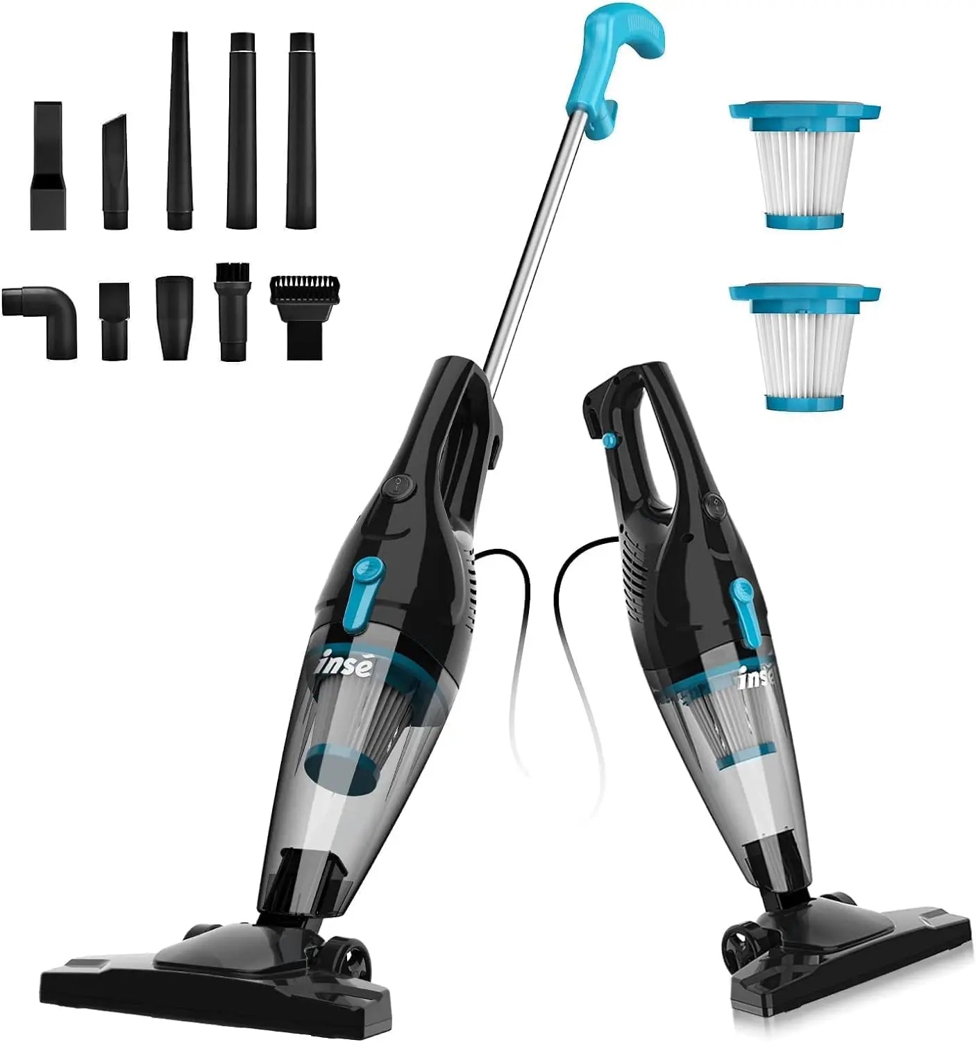 INSE R3S Corded Handheld Vacuum Cleaner – 16Kpa Suction, 6M Long Cord, Ideal for Car & Hard Floor Cleaning