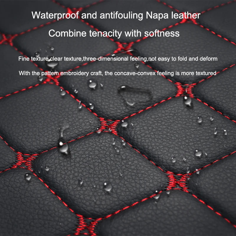 Universal PU Leather Car Seat Covers - Front and Rear Seat Cushions, Four-Season Seat Protectors for Cars and SUVs