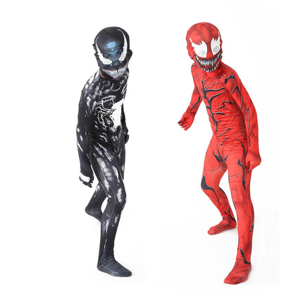 Venom Cosplay Costume – Superhero Halloween Jumpsuit Suit Symbiote Spider-Man Outfit