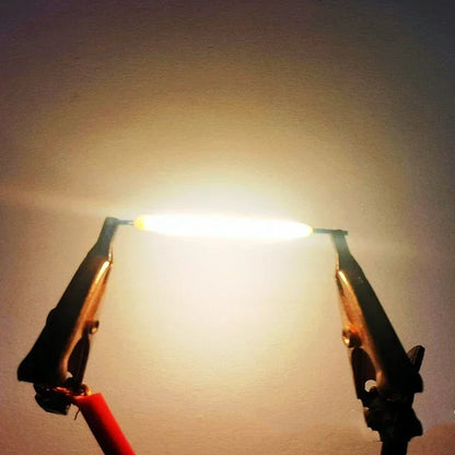 3V 38mm LED Filament COB Bulb - Multicolor Edison Lamp Diodes for Holiday Lighting, 5–100PCS/Box