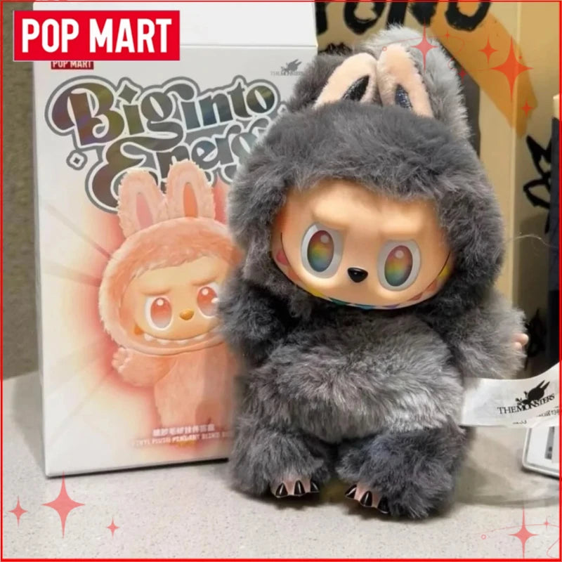 Genuine POP MART Labubu Vinyl Plush Pendant — Macarons “Have A Seat” & Coca Cola Series Blind Box Toys V1-V3