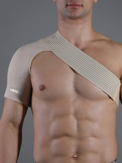 Breathable Elastic Shoulder Support — Upper Back Brace for Posture & Pain Relief
