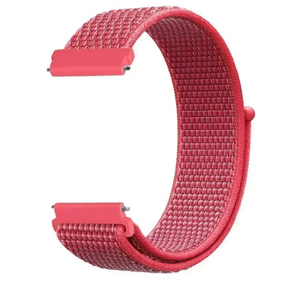 22mm Sport Nylon Loop Watch Band – Breathable Replacement Wristband for NORTH EDGE APACHE-46 Smartwatch, Durable Adjustable Strap