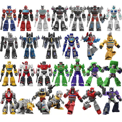 Original Blokees DIY Transformation Building Blocks – Optimus Prime, Megatron & Bumblebee Movable Figures Blind Box Kids Toy Collection