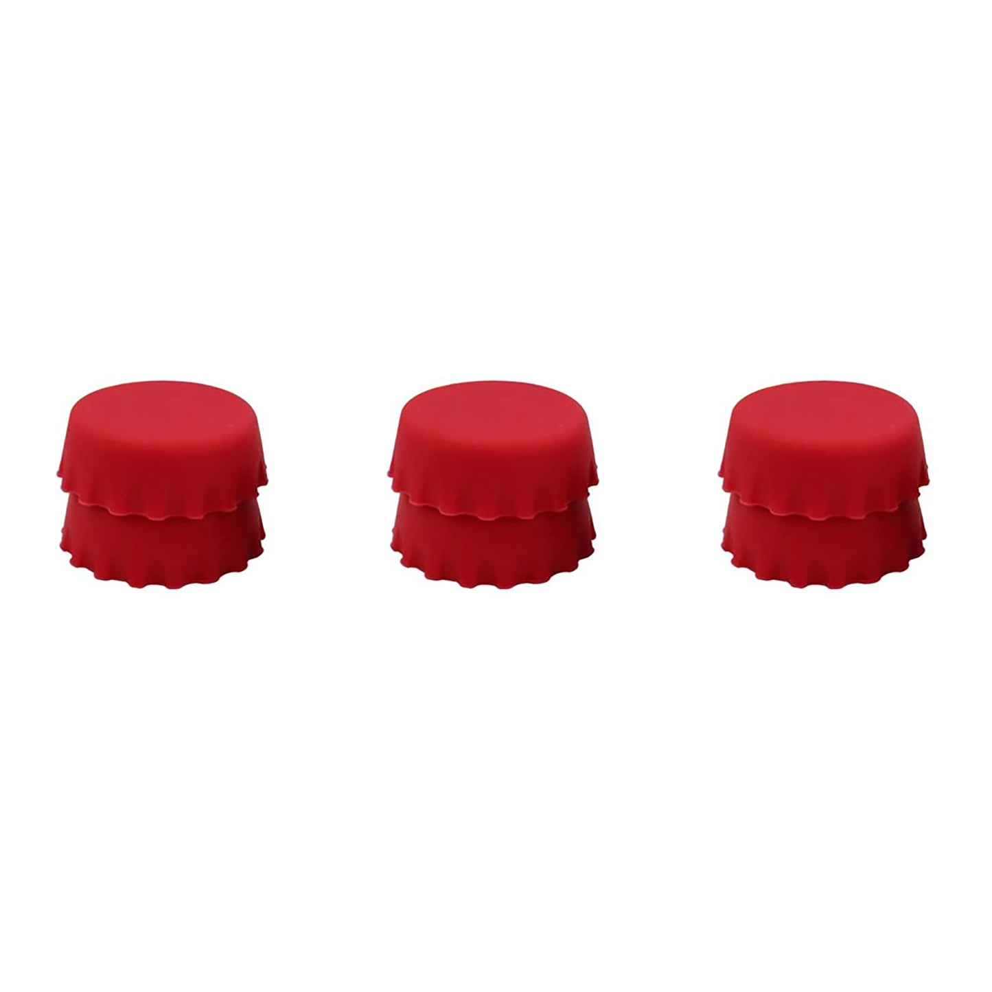 2/6/12pcs Silicone Beer Bottle Caps – Preservative Covers for Wine, Vinegar, Soy, and Cocktail Bottles