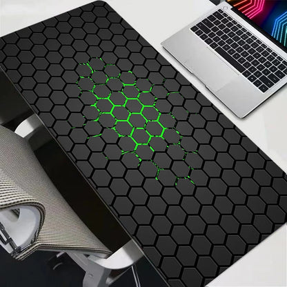 HEX Hexagon XXL Gaming Mouse Pad – Large Soft Desk Mat for Keyboard & Mouse, Office Computer Desktop Table Mouse Carpet Pad