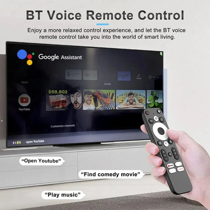 LEMFO DQ10 ATV Mini TV Stick – Android 13, 8K & 4K Support, WiFi 6, Allwinner H618 Quad-Core, Voice Remote Smart TV Box
