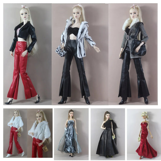 Handmade BABI Doll Clothes — Overcoat Outfit for 11.5-inch / 30cm BJD Dolls, Multiple Styles Gift for Doll Accessories