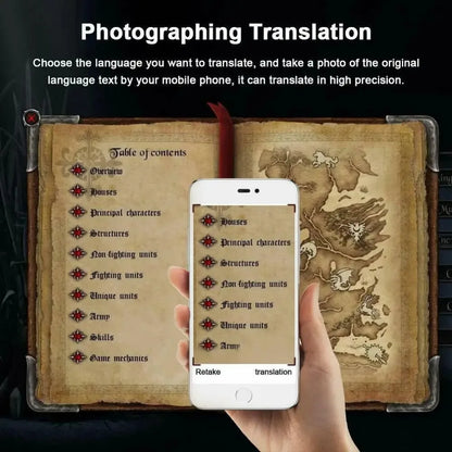 Wireless Voice Translator – 40 Languages Real-Time Two-Way Smart Instant Translation Device for Business, Travel & Study