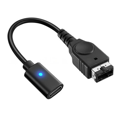 USB-C Charging Cable for Nintendo GBA SP - LED Indicator Power Cord for Game Boy Advance Console