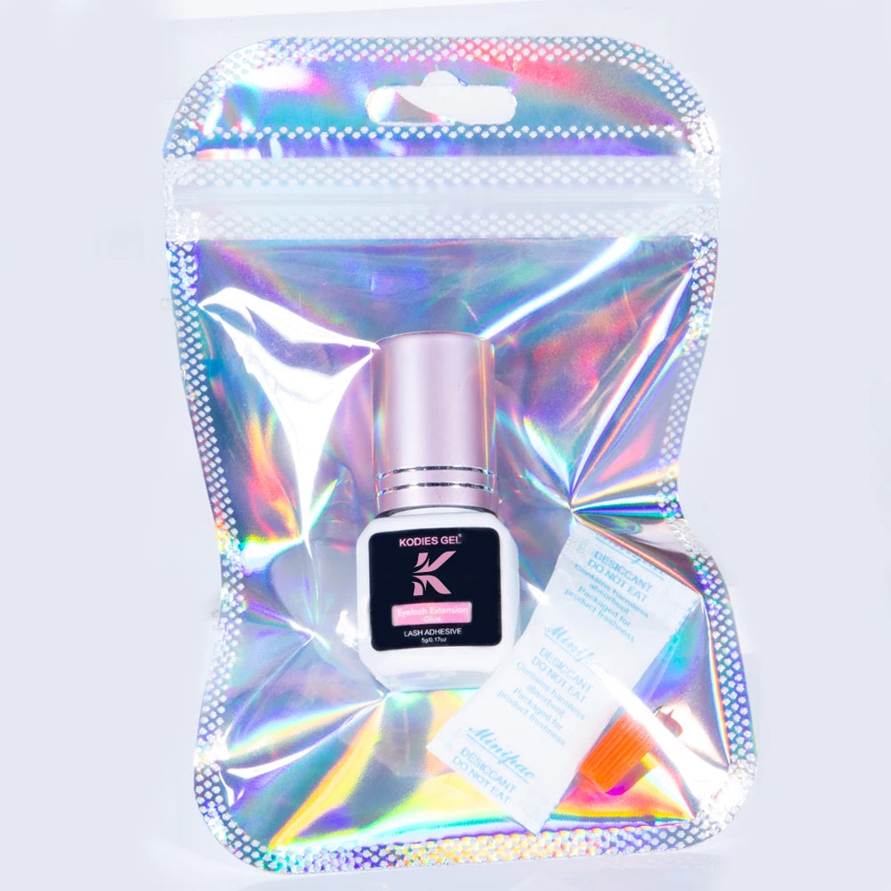 KODIES GEL Extra Strong Eyelash Glue — 5g 0.5s Fast-Dry Waterproof Adhesive for False Eyelash Extensions