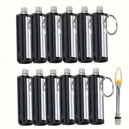 1-50 Pack Flint Metal Match Lighter – Portable Outdoor Survival Lighter, Lights Up to 10,000 Times