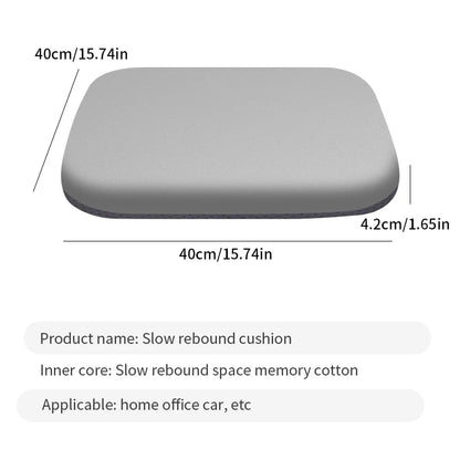 Ergonomic Memory Foam Seat Cushion – Office & Student Chair Pillow for Hemorrhoid Relief and Prolonged Sitting