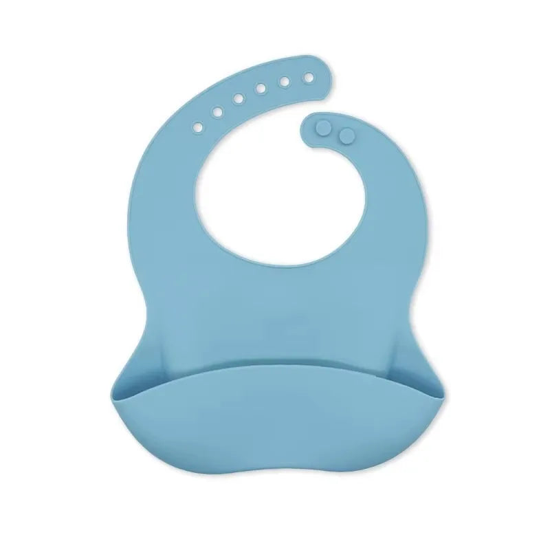 3D Waterproof Baby Bib – Cute Cartoon Animal Print, Adjustable Soft Silicone Feeding Bib for Boys & Girls