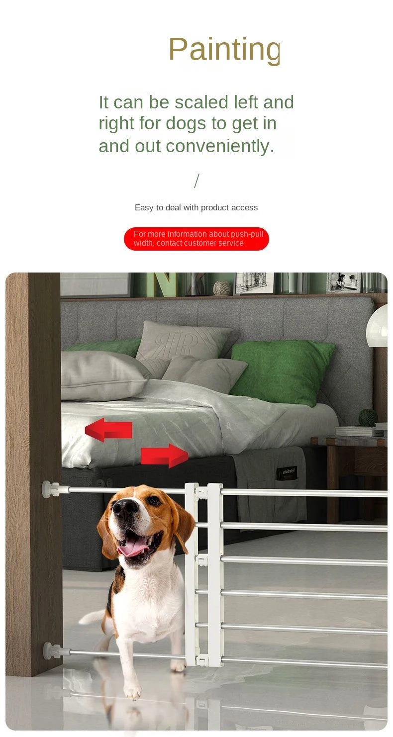 Pet Fence Barrier Gate — Indoor Safety Fence for Small & Medium Dogs, Prevents Pets from Entering Rooms