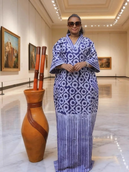 Plus Size African Maxi Dress - Traditional Dashiki Ankara Kaftan Abaya Robe