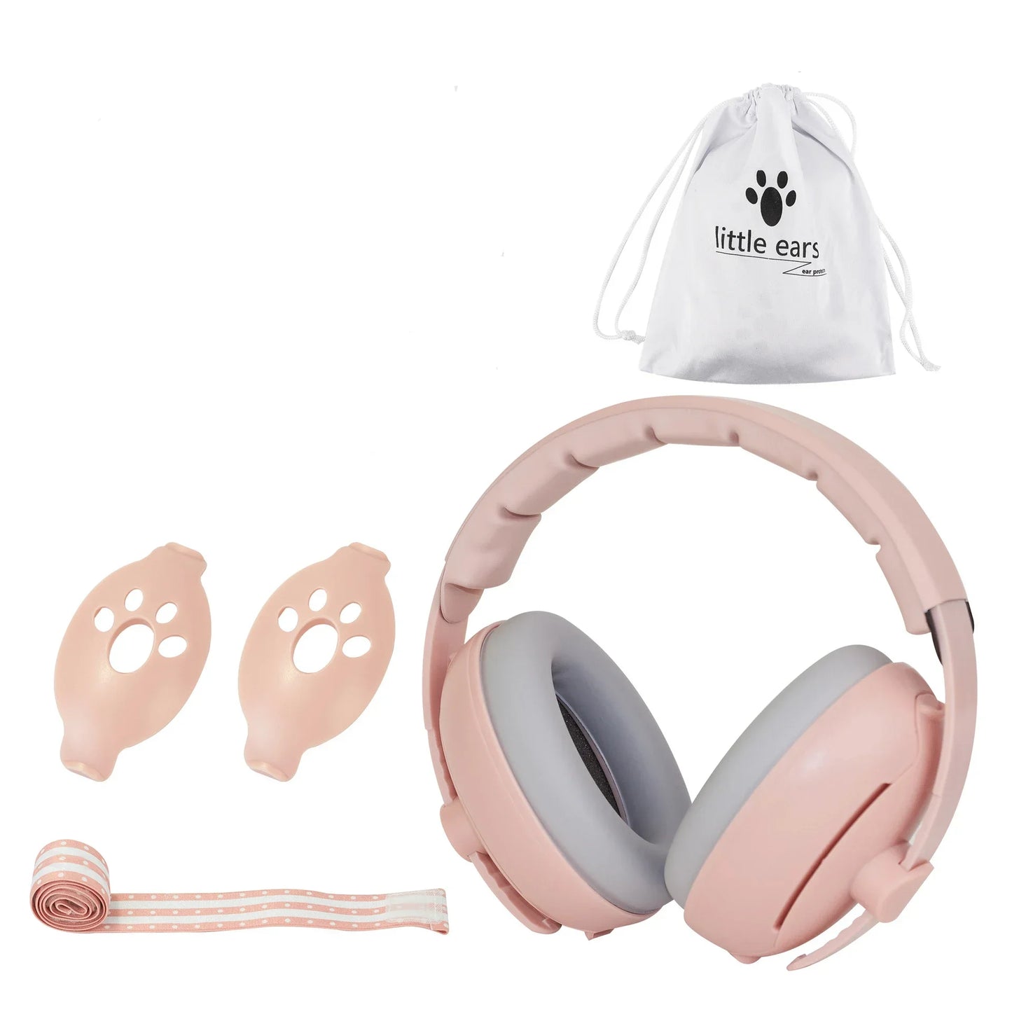2 in 1 Baby Ear Protection Noise Cancelling Headphones – Convertible Design Earmuffs for Improved Sleep