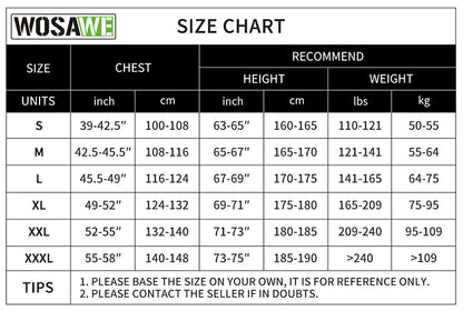 WOSAWE Men's Windproof Waterproof Cycling Jacket – Reflective MTB Bike Windbreaker & Vest