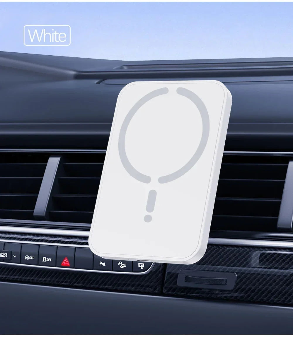 100W Magnetic Wireless Car Charger & Air Outlet Phone Holder — Fast Charging Station for iPhone 16/15/14/13/12 Pro Max