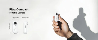 4K HD Mini Vlog Camera — WiFi Wireless Portable Action Body Cam for Sports, Travel & Photography