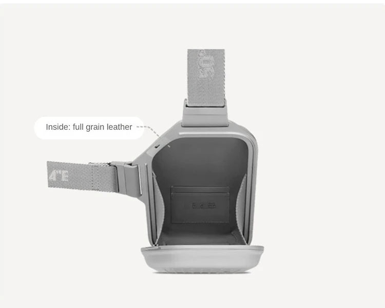 2025 RMWA Light Luxury Single-Shoulder Crossbody Bag — Vertical Aluminum-Magnesium Alloy Travel Bag, Silver Stylish Luggage