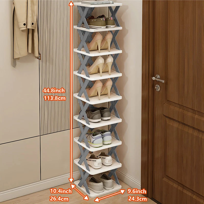 Multi-Layer Detachable Shoe Rack Storage Organizer — Space-Saving Household Shoe Shelf Cabinet