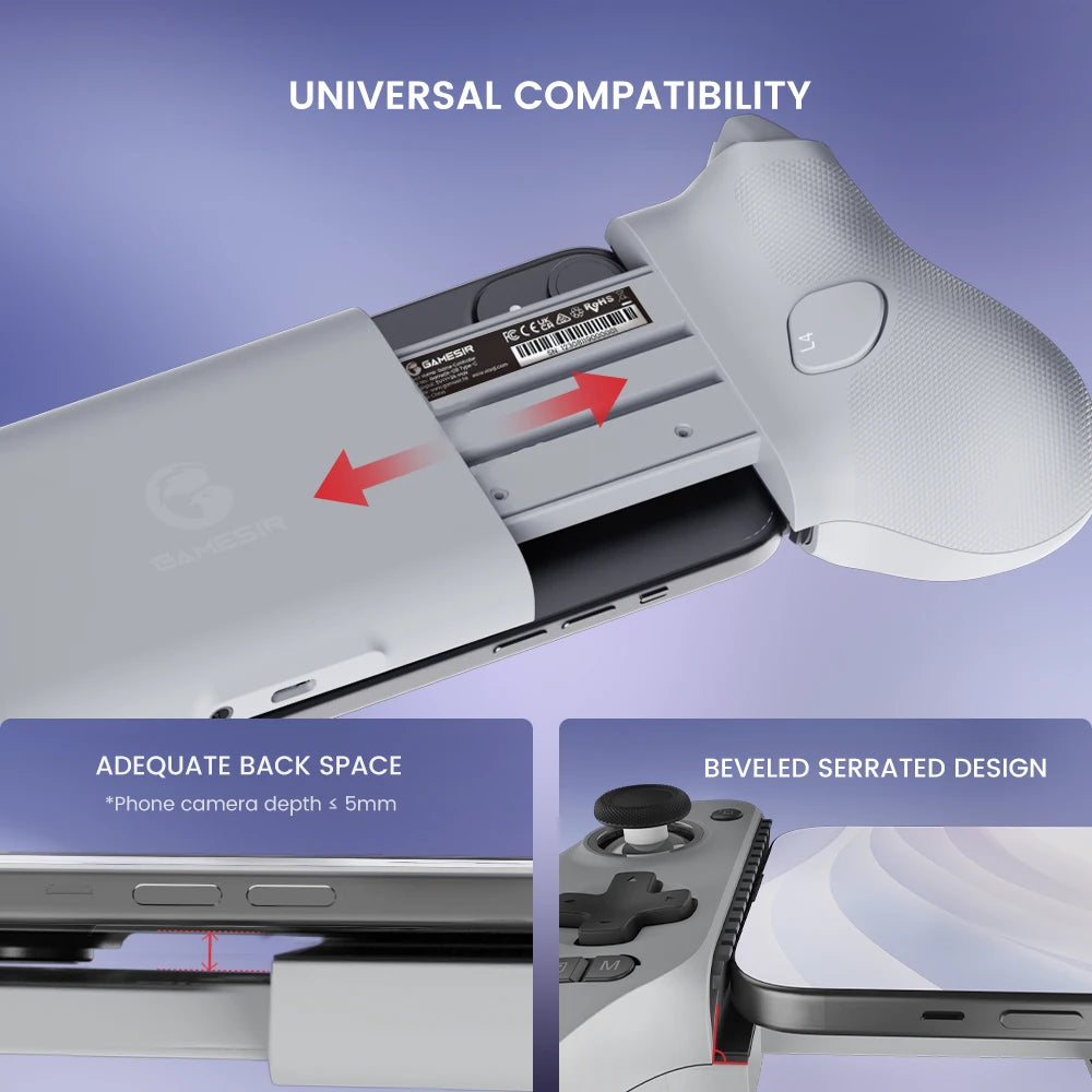 GameSir G8 Galileo Gamepad Controller – Hall Effect Joystick for iPhone 15 & Android Mobile Cloud Gaming