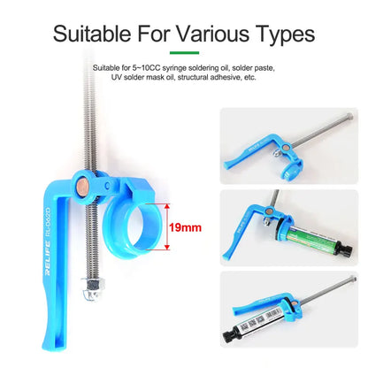 RELIFE RL-062D Labor-Saving Solder Paste Booster - 5-10CC Capacity UV Solder Mask Ink Welding Oil Pusher for Efficient Motherboard Repair - Essential Tool for Electronics Work