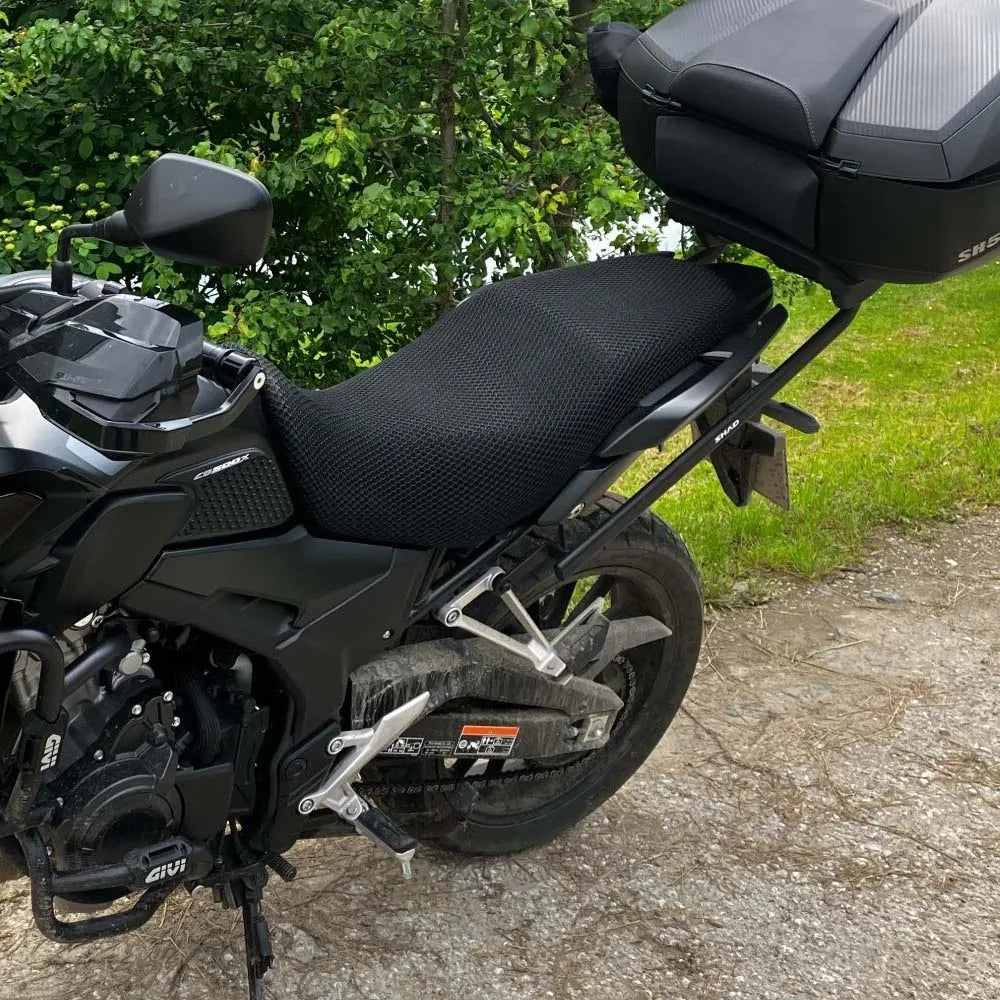Honda CB500X Mesh Seat Cushion Cover – Breathable Heat Insulation Anti-Slip Seat Protector Accessories (All Years CB500X/CB500)