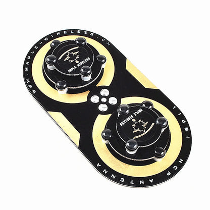 Maple Leaf 5.8GHz 11dBi Circular-Polarized FPV Antenna Kit — Compatible with FatShark & SKYZONE EV300D RC Goggles/Monitors