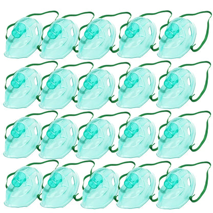 20pcs Nebulizer Inhaler Masks — Adult & Child Atomization Inhale Mask for Medication and Drug Inhalation Healthcare Nebulizador