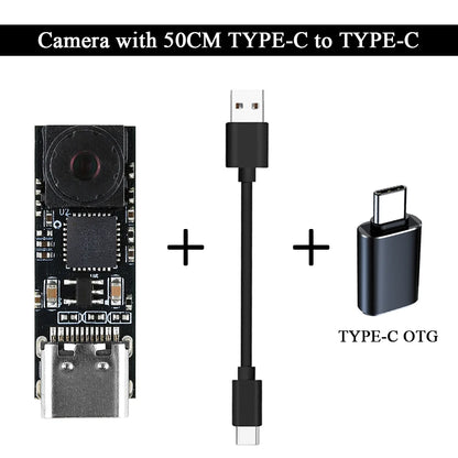 ESP32-S3 USB Type-C Camera Module - 1MP 720P 1280×720 65° Camera for Windows 10/11 and Android Development Boards