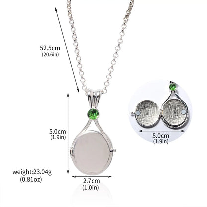 Classic TV H2O Mermaid Shell Necklace – Silver Plated Pendant for Women Cosplay Jewelry Gift