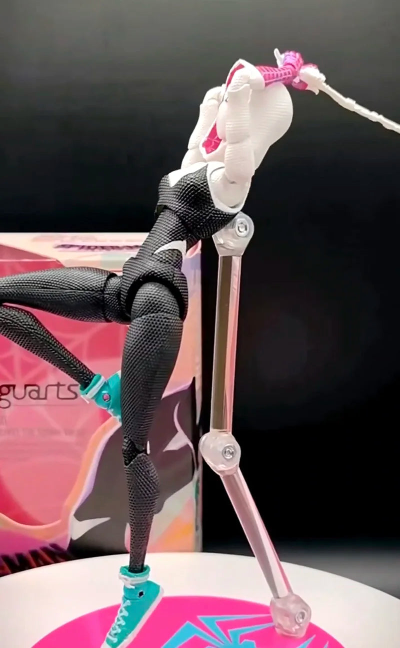 SHF Figuarts Super Gwen Action Figure – Spider-Gwen Gwen Stacy Collectible Model Toy