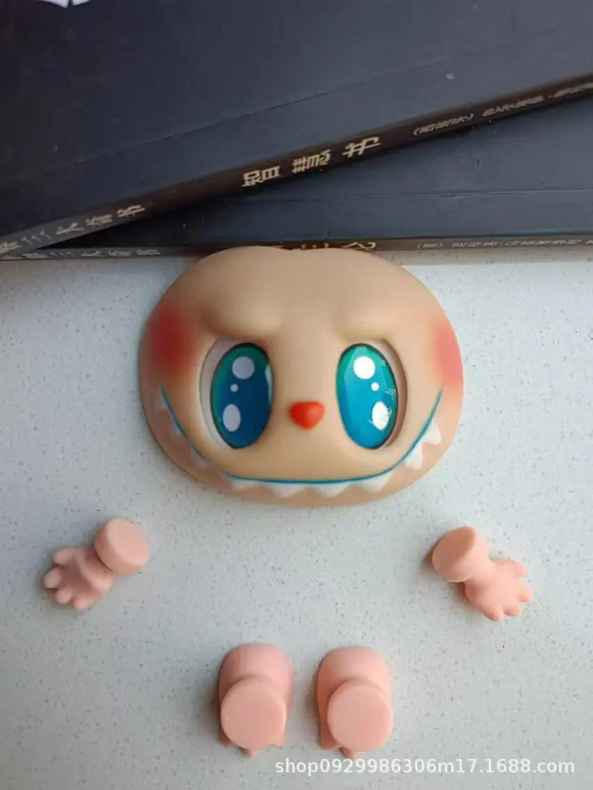 Hot Sell Labubu Plush Doll Accessories – PVC Face Changing Parts, Hands & Feet Replacement DIY Gifts
